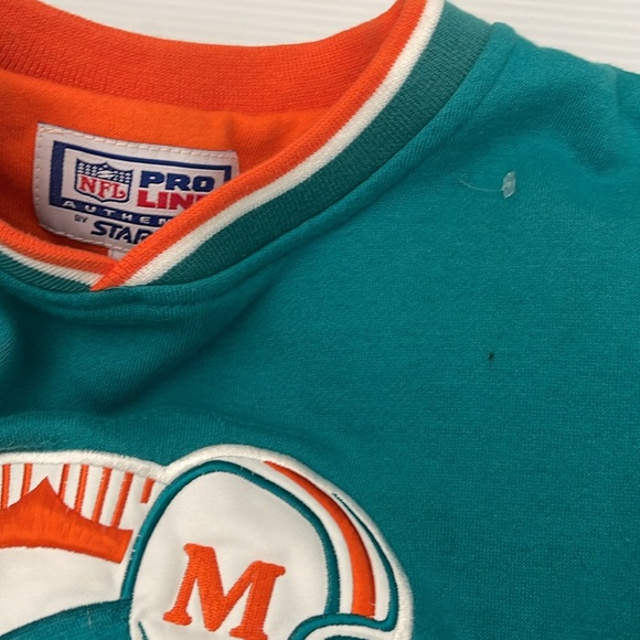 NFL 1990s STARTER MIAMI DOLPHIN SWEATSHIRT MENS SIZE XL